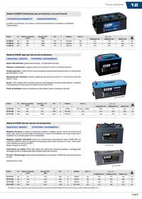 Batterie EXIDE Agm per servizi ed avviament